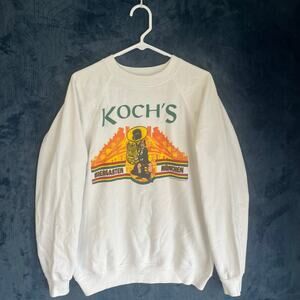 Vintage‎ 1989 Hanes Kaiser Biergarten Munchen Germany Sweatshirt Men Size Large